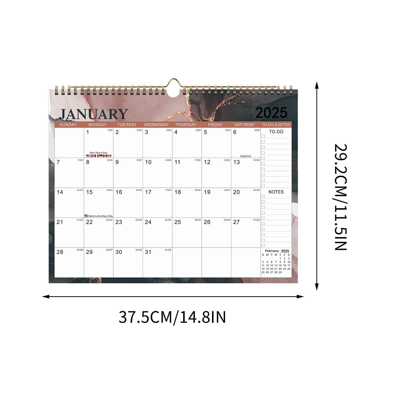 Amazon.com: 2025-2026 Wall Calendar - Jan. 2025 – Jun. 2026