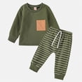 thumbnail image 2 of CAUYDY 3 6 9 12 18 24 Months 1-5T Baby Boy Birthday Outfits Toddler Long Sleeved Pullover and Pants 2Pcs Clothes Set Fall Winter Autumn Gift for Infant AG for Sizes 2-3 Years, 2 of 8