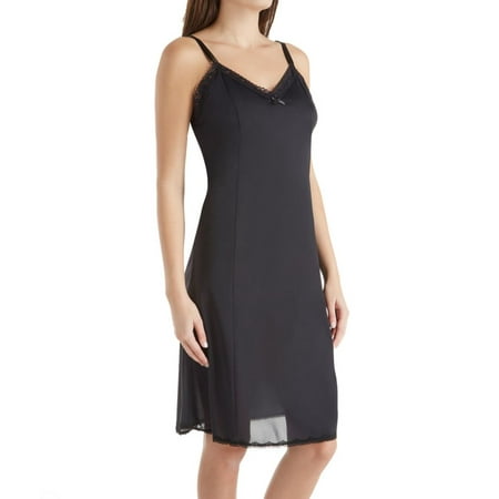 

Women s Shadowline 27304 Adjustable Strap 25 Inch Daywear Full Slip (Black 52)