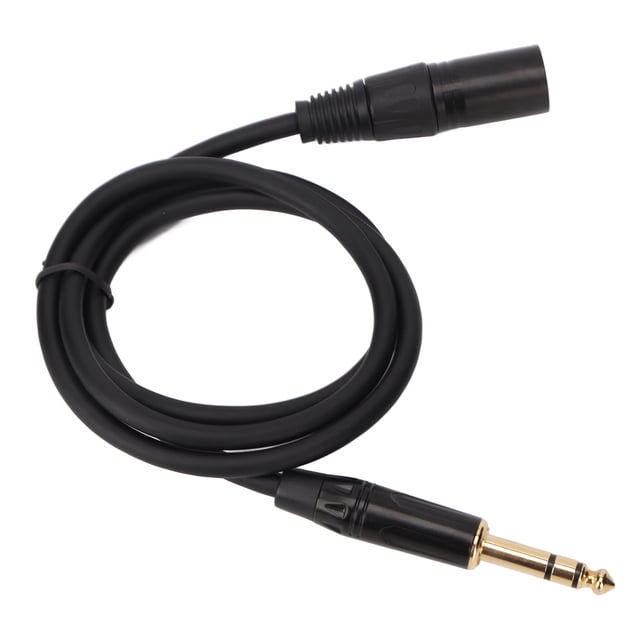 Cable XLR Bling Bling de 6,35 mm a XLR balanceado 1,8 m/5,9 pies