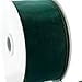 thumbnail image 3 of Ribbon Traditions 7/8" Wired Sheer Organza Ribbon Hunter Green 50 Yards, 3 of 4