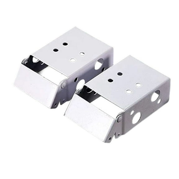 Top Fix Venetian Blind Brackets,2PCS White Window Blind Support Brackets for 50mm Wood & Horizontal Blinds