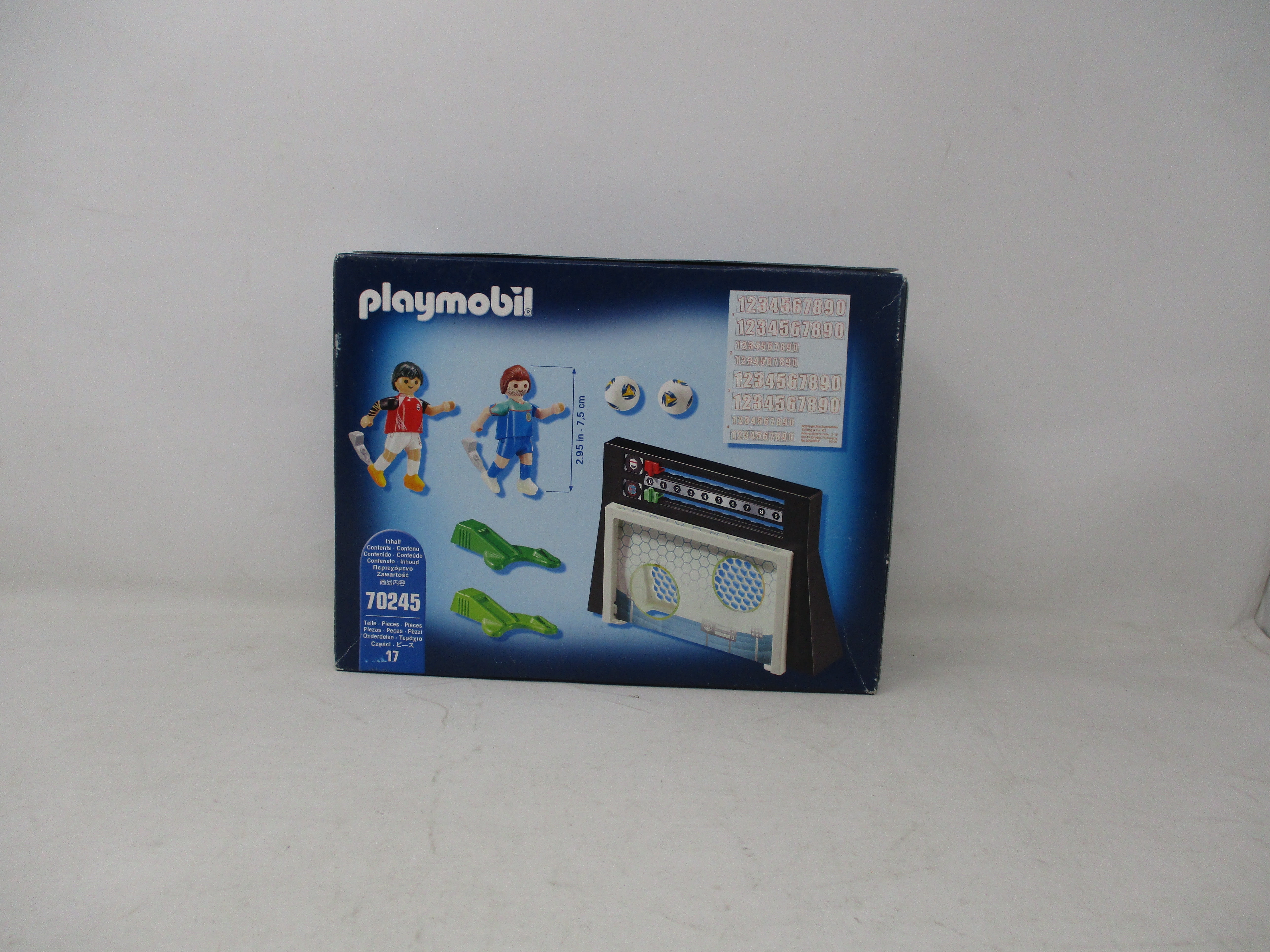Playmobil Sports & Action Soccer 70245 - Toy Set with Two Action