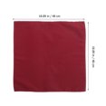 thumbnail image 3 of LIFKOME Serviettes de Table Luxueuses Rouge Foncé 10 Pcs pour Hôtel Restaurant Utilisation sur Table et Fêtes, 3 of 8