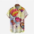 thumbnail image 1 of Camisetas de verano de manga corta con notas musicales, símbolos musicales, botones de solapa, informales, para fiestas al aire libre, cómodas, de material suave,, 1 of 6
