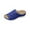Blue, variant on MLCDZ Orthopedic Wedge Sandals for Women Summer Dressy 2025 Flat Open Toe Platform Sandals Casual Boho Slip on Beach Hollow out Sandals Dress Shoes Comfortable Outdoor Shoes Beige 41