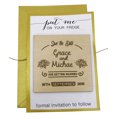 thumbnail image 4 of 35 Save the Date Wooden Magnet Custom Engraved Wooden Magnet Rustic Wedding Announcements Idea, 4 of 4