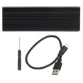 thumbnail image 2 of SSD Enclosure, LED Indicator USB 3.1  M.2 Enclosure 10Gbps Ultrathin Design  for 2280mm Black, 2 of 7