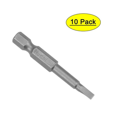 

Uxcell Triangular Screwdriver Bits Sandblasting S2 Steel 1/4-inch Hex Shank TA30 Head 10pcs