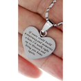 thumbnail image 3 of R.H. Jewelry Stainless Steel Sentiment Pendant Necklace, Memorial Heart Pendant Necklace, 3 of 3