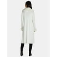 thumbnail image 2 of Madden NYC Women's and Women's Plus Faux Fur Trim Duster, Sizes XXS-4X, 2 of 4