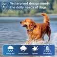 thumbnail image 2 of Collar antiladridos recargable para perros grandes, resistente al agua IP67 con sensibilidad ajustable para perros medianos y pequeños (negro mate)., 2 of 15