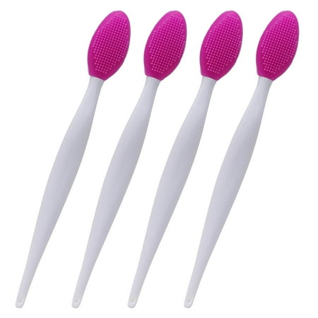 

Lip Scrub Brush Silicone Lip Brush Exfoliating Double-Sided Lip Scrubber Tool Lightening for Dark and Chap Lips Exfoliating Brush for a Smoother and Fuller Appearance Cleaner Lips