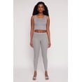 thumbnail image 2 of Women's Daisy Ribbed Knit Cropped Tank Top, 2 of 4