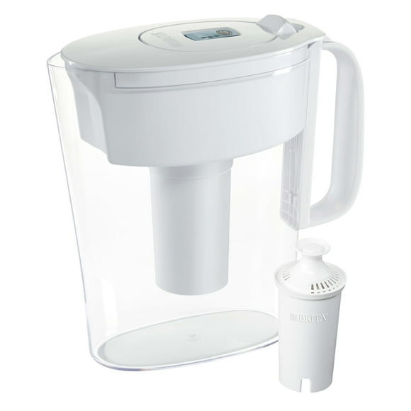 Jarra con filtro de agua Brita, 6 tazas, sin BPA, color blanco