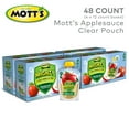 Mott's Mighty Honeycrisp Apple YPF5 Applesauce, 3.2 Oz Clear Pouches, 48 Count (4 Packs Of 12
