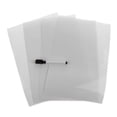 thumbnail image 4 of 4pcs Calcomanía de Pared de Borrado Adhesivo Autoadhesivo Pizarra de Papel de Pared 20x30cm para Oficina Hogar Educación Aprendizaje de Lista de Asuntos perfecl Pegatina de pizarra blanca de borrado en seco, 4 of 7