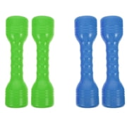 Shisuyan Vocal Dumbbell Green Plastic 2 Sets 7.66X1.97X1.97in