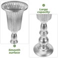 thumbnail image 3 of BEADCEST Florero De Metal Vintage Plata Para De Hogar Y Oficina Con En Hierro, 3 of 8