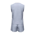 thumbnail image 6 of Bigetiay Women's Crew Neck Tank Top and Shorts Two Piece Set with Pockets, Size M, 6 of 7