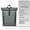 Gray, variant on Men's Outdoor Waterproof Computer Backpack