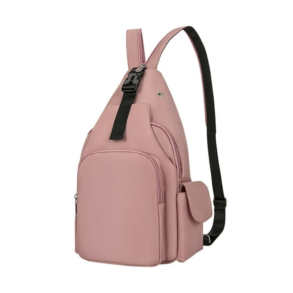 VOAVEKE Crossbody Bags for Women,Small Gym Bag,Chest Bag Multifunctional Fashion Versatile Leisure Shoulder Bag Three Use Fashion Shoulder Bag Pink