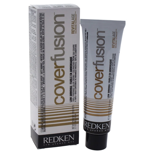 Cover Fusion Low Ammonia - # 4NA Natural Ash by Redken for Unisex - 2.1