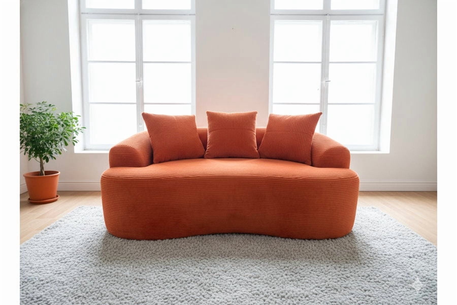 US Pride Boneless Compression 2 seater sofa