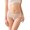 Beige, variant on High Waisted Underwear for Women Tummy Control Lift Butt Silk Crotch Shaping Bikini Panties Black XL
