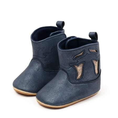 Loliuicca Baby Girl Boy Boots Vintage Hollow Out Walking Shoes for Winter Fall