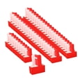 thumbnail image 2 of 50 unidades de portavasos para 2 tazas con envoltorio floral, caja de embalaje para llevar con asa para café. rojo, 2 of 9