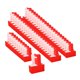 thumbnail image 2 of 50 unidades de portavasos de cartón resistentes al desgarro con diseño floral. rojo, 2 of 9