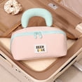 thumbnail image 4 of ZheElen Trousse de Toilette Élégante avec Multiples Compartiments de Rangement pour Femmes Sac Cosmétique à Compartiments Multiples Personnalisé, 4 of 6