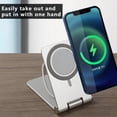 thumbnail image 2 of [Liquidation!] Support pour Chargeur Magsafe FACEVER Station de Charge Réglable Station d'Accueil pour Chargeur Sans Fil Mini 12 Pro Max (Argent), 2 of 5