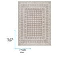 thumbnail image 3 of Livabliss x Our PNW Home Rainier Cottage Border Washable Area Rug, 7'10" x 10'2", Light Brown, 3 of 10