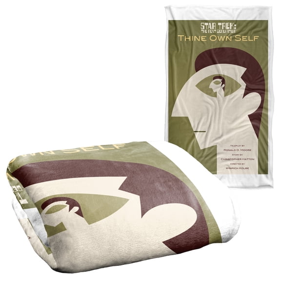 Star Trek The Next Generation Season 7 Episode 16 Silky Touch Super Soft Throw Blanket 36" x 58"
