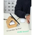 thumbnail image 6 of Bamboo Wireless Charging Station for Apple: 3-in-1 Charger Stand with Cabin Style for iPhone 17 16 15 14 13 Series, Apple Watch 10-2, Ultra, and AirPods 4-2, Pro, MagSafe Wireless Charger 20W Adapter, 6 of 8