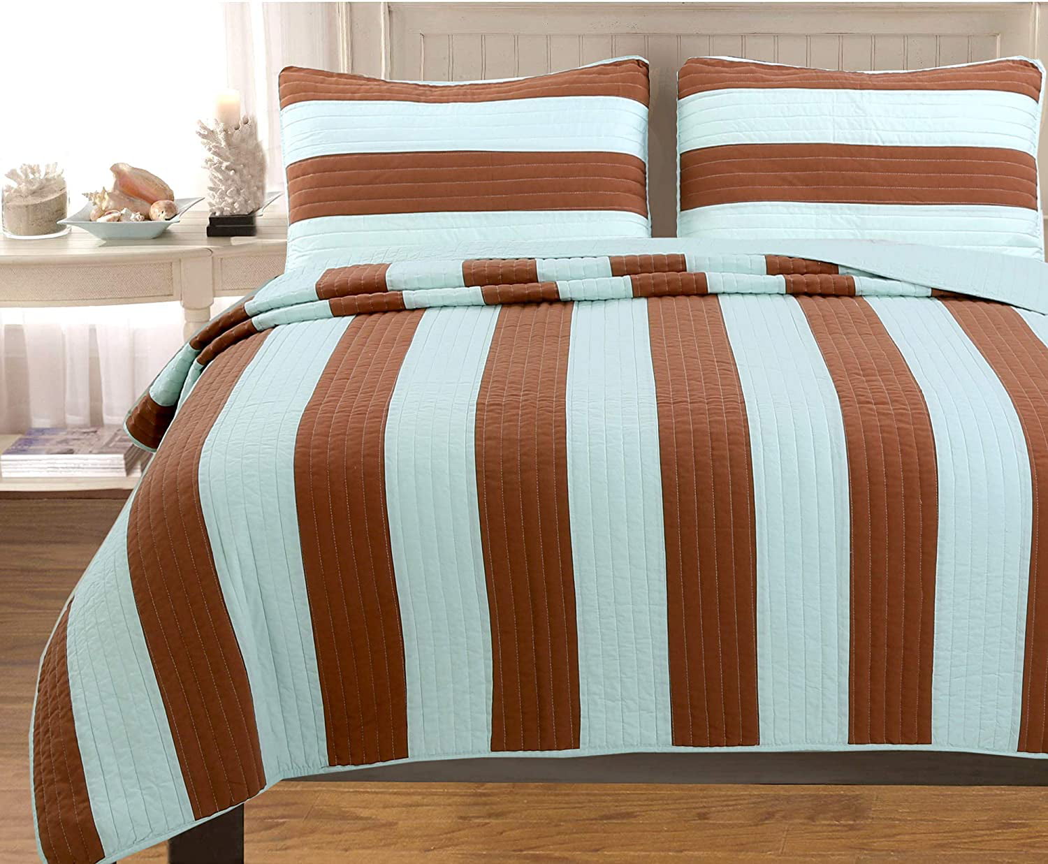 ~ COZY LODGE GREY BLUE NAVY RED WHITE PLAID SPORTS NAUTICAL COMFORTER SET Details about   NEW 