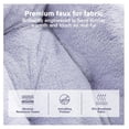 thumbnail image 4 of Comfy Saucer Chair for Adults, Soft Faux Fur Folding Lounge Chair for Bedroom Living Room Dorm Rooms Flexible Reading Chair for Teens Kids, X-Large Foldable Chair (Faux Fur-Lavender), 4 of 6