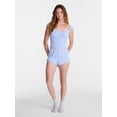 thumbnail image 2 of No Boundaries Cap Sleeve Top and Shorts Sleep Set, 2-Piece, Women's XS-XXL, 2 of 5