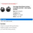 thumbnail image 2 of Front Upper Shock Mount Insulator - Compatible with 2002 - 2006 Cadillac Escalade 2003 2004 2005, 2 of 2