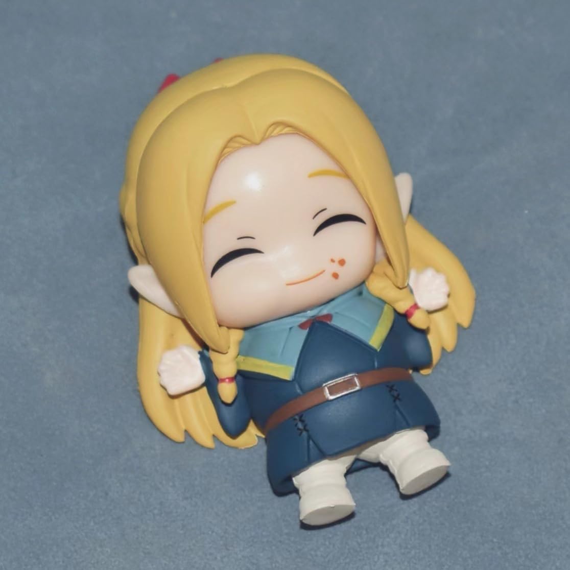 Leos Figure Marcille Figure q Version Lying Anime Figures 8cm/3.1inch Handmade PVC Cartoon Manga Character Model Craft Gift