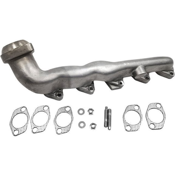 Left Exhaust Manifold - Compatible with 2003, 2005 Ford E-350 Club Wagon 6.8L V10