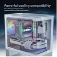 thumbnail image 2 of Okinos AQUA Aqua 3 Micro-ATX Case White 3 x 120mm ARGB Fans Tempered Glass, 2 of 6