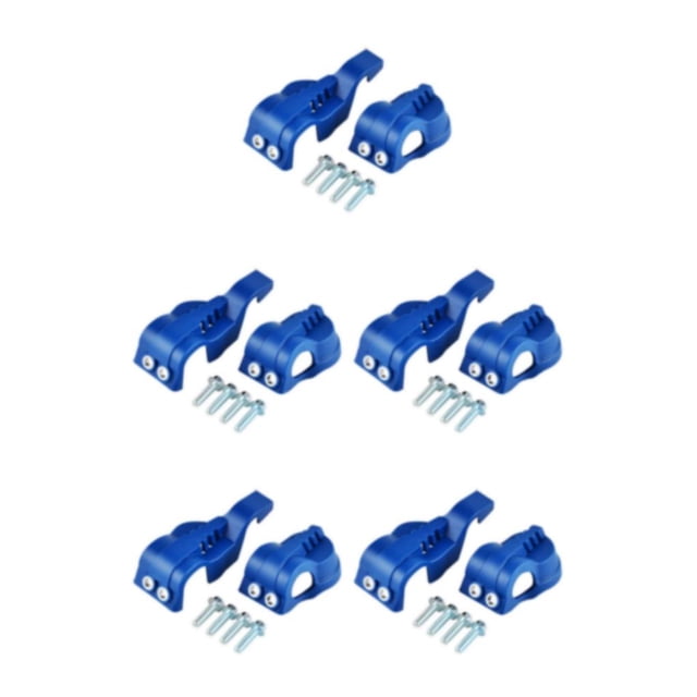 Guardoinrt 2pcs/set Innovative And Motorcycle Fork Bottom Shoe Guard Cover Protector blue 5Set