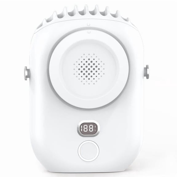Desk Fan Bladeless Clip On Fan USB Rechargeable Mini Wearable Cooling Fan Aromatherapy Hands-Free Desk Use
