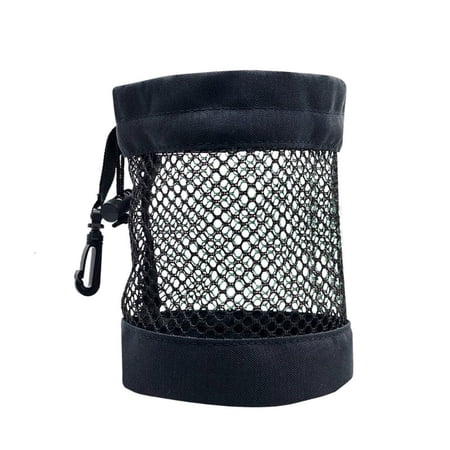 CEORPER Golf Ball Carry Bag Nylon Net Mesh Golf Pouch Portable Belt Storage Bag