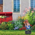 thumbnail image 4 of Figura Decorativa En Miniatura Para Jardín, Estatua De Gnomo De Jardín, Barril De Vino, Artesanía De Resina Enana, El Mejor Regalo Para Familiares, Vecinos Y Amigos Vogacara HA037774-00, 4 of 6
