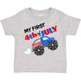 thumbnail image 3 of Inktastic My First Fourth of July Monster Truck Boys or Girls Toddler T-Shirt, 3 of 5