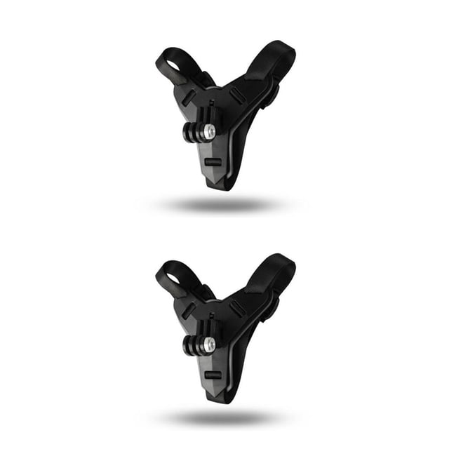 Sidaley Casco de motocicleta de plástico Cámara digital Montura de barbilla Desmontable Liberación rápida Soporte de videocámara flexible Type1 NO1